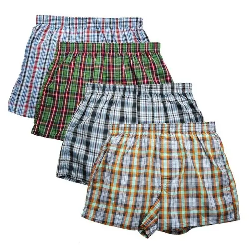 Image de Boxers Homme Coton - Pack de 4 - Confort & Style