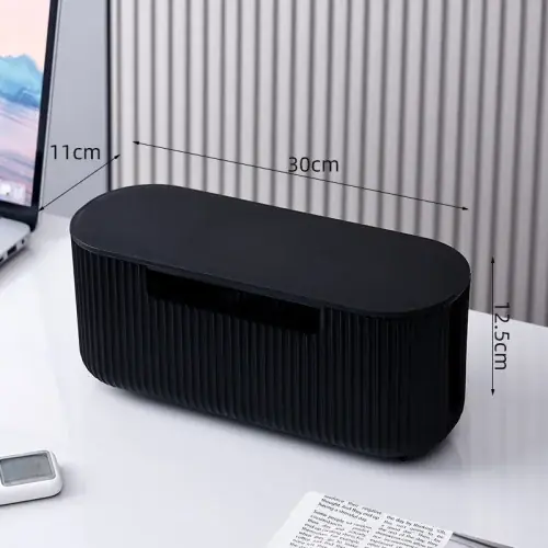 Image de Boîte de rangement pour câbles et multiprises - Organisez votre bureau