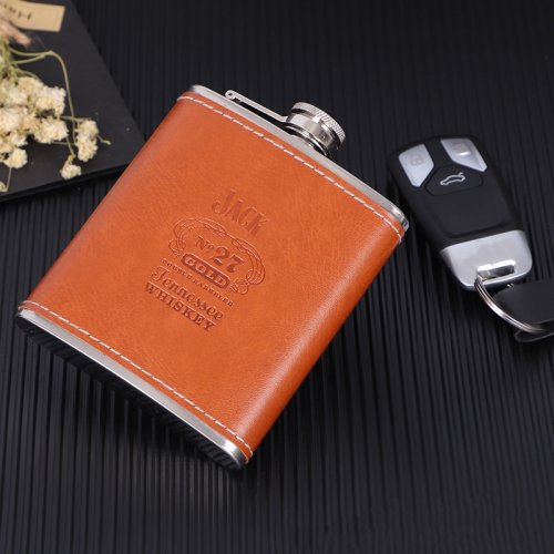 Afbeelding van 7oz/8oz Draagbare Pocket Heupfles Outdoor Reizen Roestvrijstalen Kolf Whisky Drinken Alcohol Kolven 8oz Stalen Heupfles Flagon