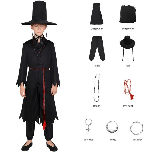 Afbeelding van Compleet Cosplay Kostuum Set voor Jongens – Anime en K-Pop Stijl, Perfect voor Halloween, Carnaval en Comic Con