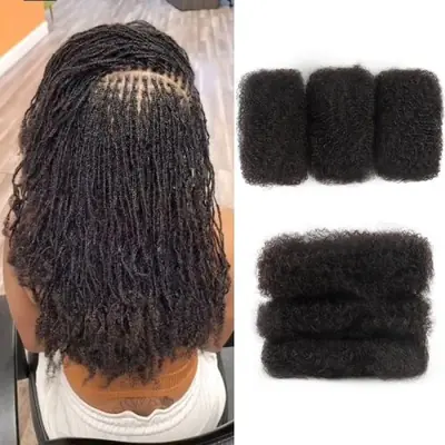 Image de Cheveux Brésiliens Afro Crépus - Extensions Naturelles