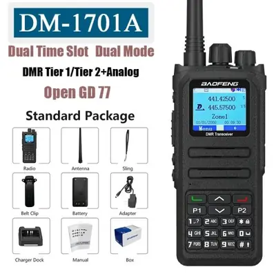 Image de Baofeng DM-1701A - Talkie-Walkie Numérique Dual Mode VHF/UHF