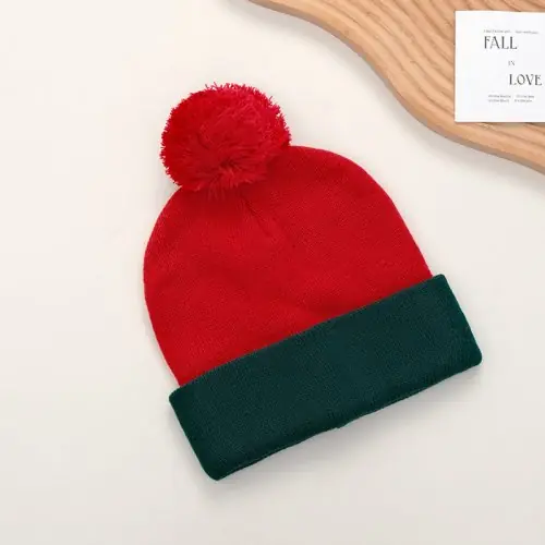 Image de Bonnet tricoté unisexe coloré avec logo hip hop