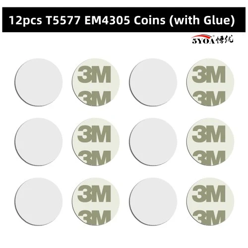12pcs lijm munten