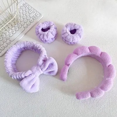 Image de Ensemble de 4 Bandeaux de Lavage Élégants