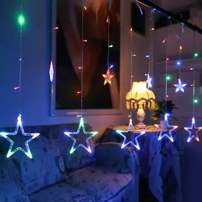 Image de Guirlande Lumineuse Étoile LED 3,5m - Décoration de Noël Féérique