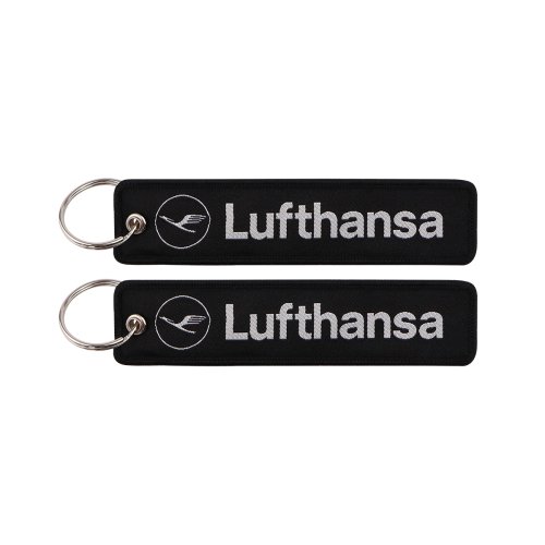 Imagen de Llaveros con etiqueta bordada de aviación para motocicletas, mochila de moda para coche, accesorios de joyería, regalos para amigos, 1 Uds.