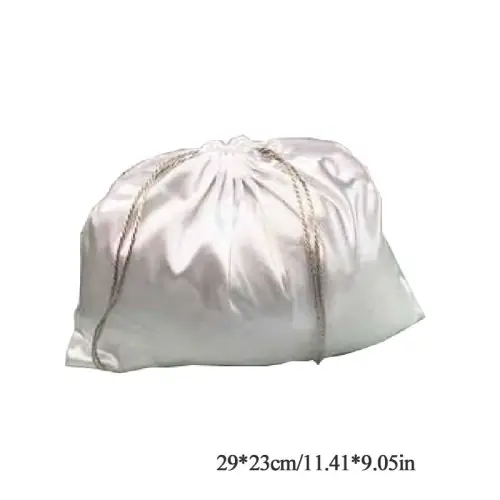 Image de Sac de rangement en satin pour perruques et chaussures