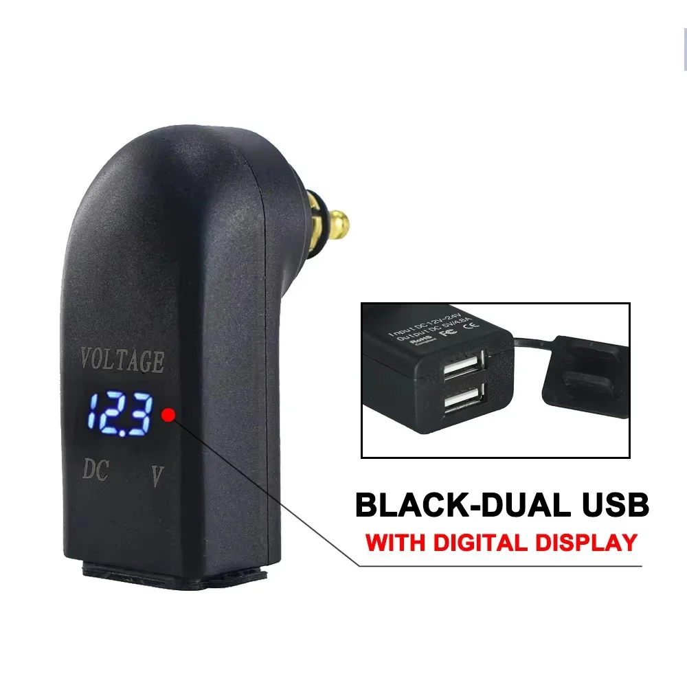 QC3.0 doble USB-rojo
