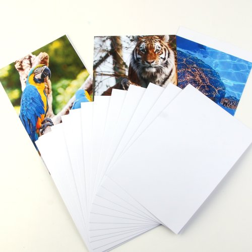 Zdjęcie Papier fotograficzny błyszczący 4x6 cali – 20 arkuszy, idealny do drukarek atramentowych z tuszem barwnikowym, natychmiastowy suszony, wysokiej jakości wydruk