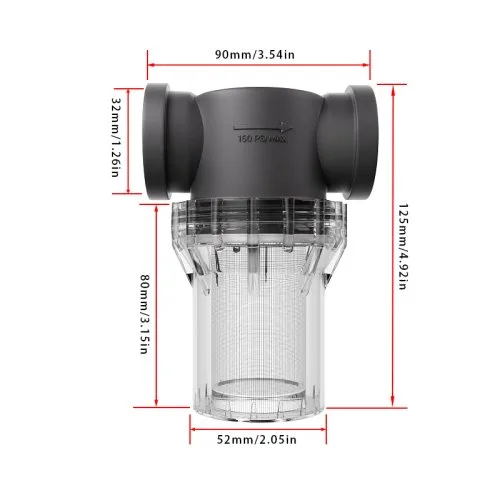 F 1 pollice 40 mesh