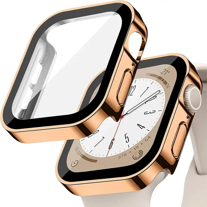 Placage 3 rose or