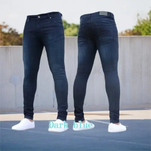 Image de Jeans Slim Homme - Coupe Ajustée & Élastique