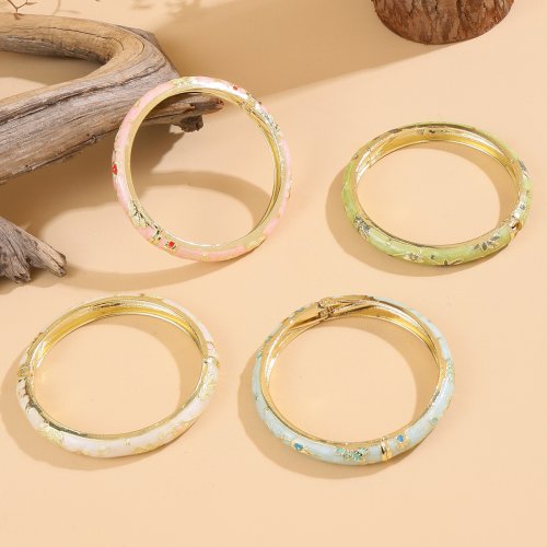 Afbeelding van Vintage Bloem Armband voor Vrouwen – Etnische Cloisonné Sieraden