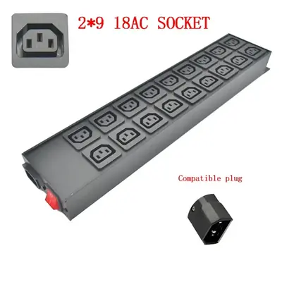Image de Multiprise Universelle C13/C14 - 16A - Compatible Monde Entier