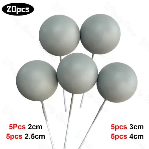 Moyen gris boules
