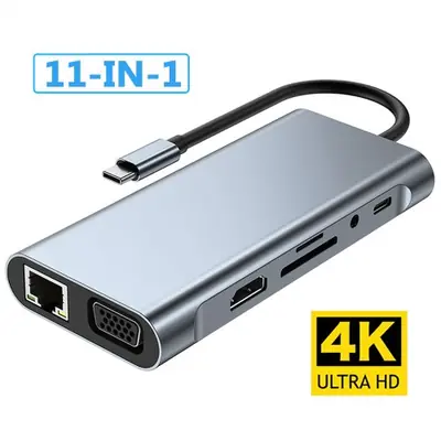Image de Hub USB-C 11-en-1 4K pour MacBook Pro & Air