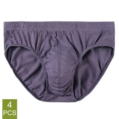 Image de 4 Slips Hommes Coton Respirant - Confort & Style