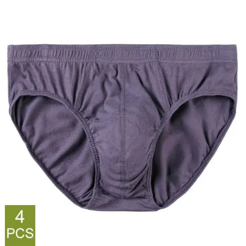 Image de 4 Slips Hommes Coton Respirant - Confort & Style