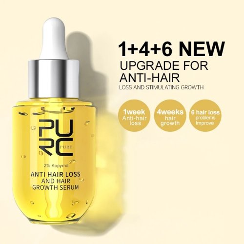 Afbeelding van Natuurlijk Haargroei Serum met Gember en Vitamine B5 – Herstel & Versterking voor Dikker, Sterker Haar bij Mannen en Vrouwen
