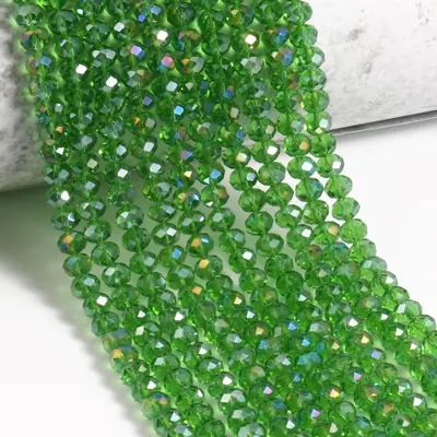 Image de Perles de Cristal Multicolores 3-8mm - Idéales pour Bracerets DIY