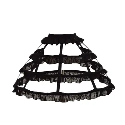 Image de Robe Lolita Dentelle Cage à Oiseaux - Style Mariée & Cosplay
