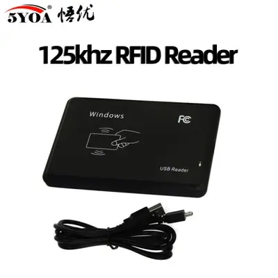 Image de Lecteur RFID USB 125kHz & 13.56MHz - Compatible EM4100, TK4100, S50, S70