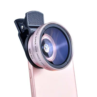 Image de Objectif 2-en-1 Grand Angle & Macro pour Smartphone