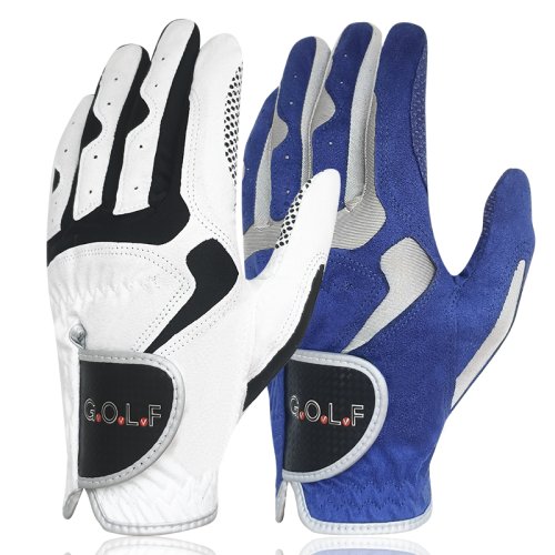 Bild von Premium Golfhandschuh für Herren – Blau/Weiß, Links & Rechts