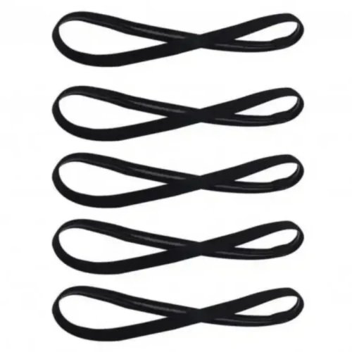 Imagen de 5 uds diadema elástica para el sudor Yoga correr Fitness diadema fina deportiva señoras hombres diadema antideslizante decoración del cabello