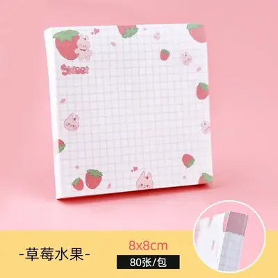 Image de Bloc-Notes Kawaii Animaux & Fruits - 80 Pages