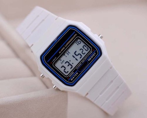 Imagen de Reloj Digital LED para Hombre, cronógrafo de pulsera militar, deportivo, Vintage, de silicona, electrónico