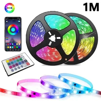 Image de Ruban LED RGB Flexible 30m - Contrôle Bluetooth & USB