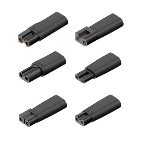 Image de Chargeur USB Type-C 6 Pièces pour Tondeuses et Rasoirs Électriques