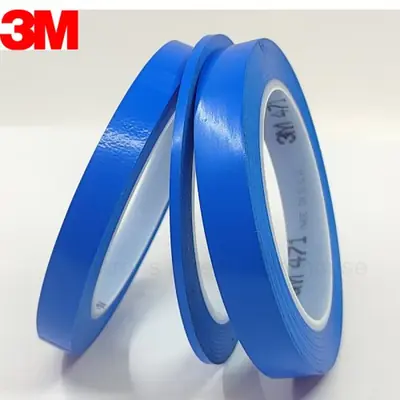 Image de Ruban Vinyle 3M 471 Bleu - Adhésif Solide pour Véhicules