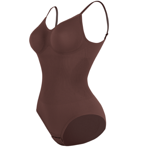 Imagen de Body con espalda baja para mujer, moldeador de cuerpo con entrepierna abierta, corsé Sexy con Contro...