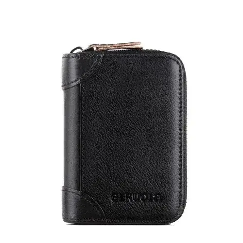 Image de Porte-cartes homme en cuir - Grande capacité & RFID