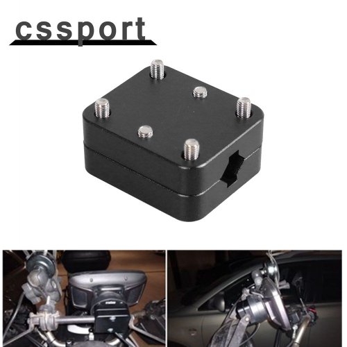 Zdjęcie Uchwyt do telefonu z GPS dla motocykli BMW R1200GS, R1250GS LC ADV, F900R, CRF1000L – mocujący, czerwony i czarny, 12mm i 16mm