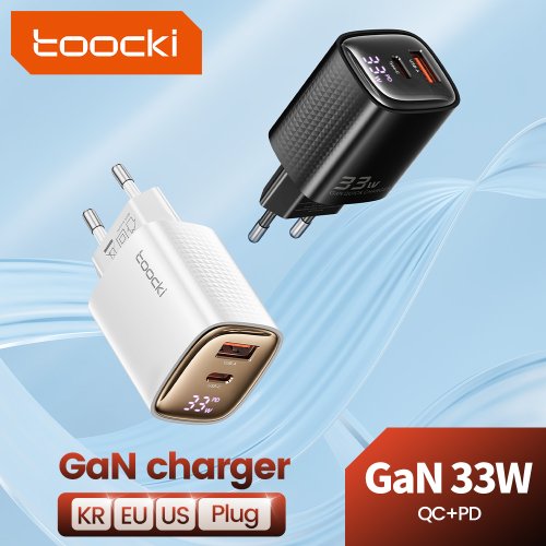Afbeelding van Snelle USB-C Oplader 33W met Digitaal Display