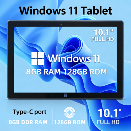 Imagen de Tablet PC Windows 11 con Pantalla IPS 10.1 Pulgadas y Puerto Tipo C