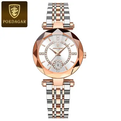 Image de Montre Femme Élégante en Acier Inoxydable - Poedagar
