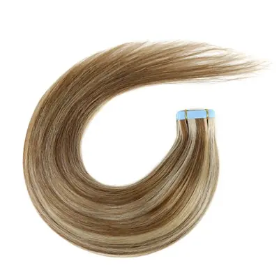 Image de Extensions Cheveux Humains Remy - Bande Adhésive Invisible
