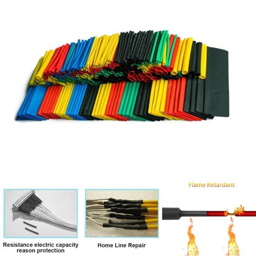 Bild von Schrumpfschlauch-Set 164-teilig – Universal für Kabel & Drahtisolierung