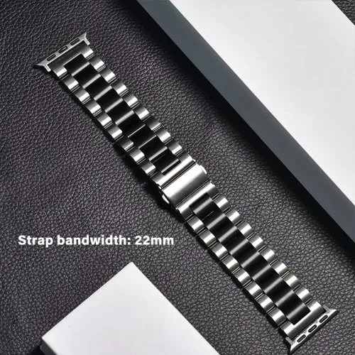 Silver Black W22mm