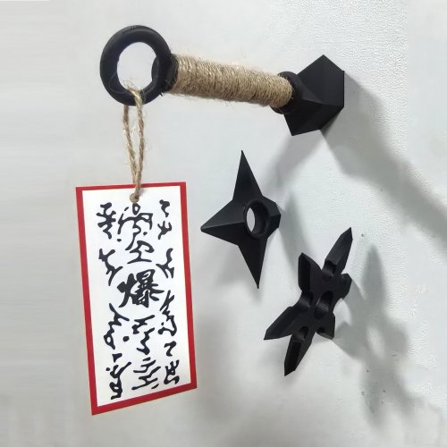 Bild von Naruto Kunai & Shuriken Kühlschrankmagnet – Anime Cosplay Spielzeug