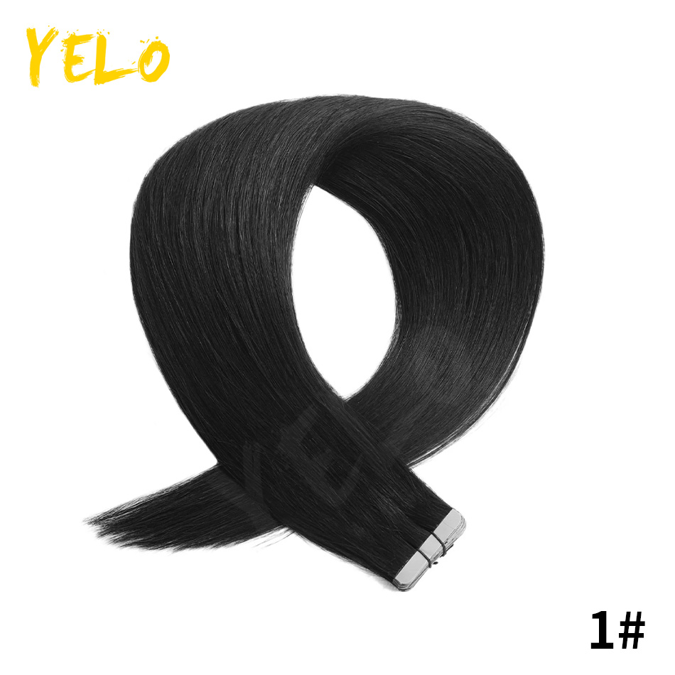 Image de Extensions de Cheveux Adhésives Remy - 20 Pièces, 50g