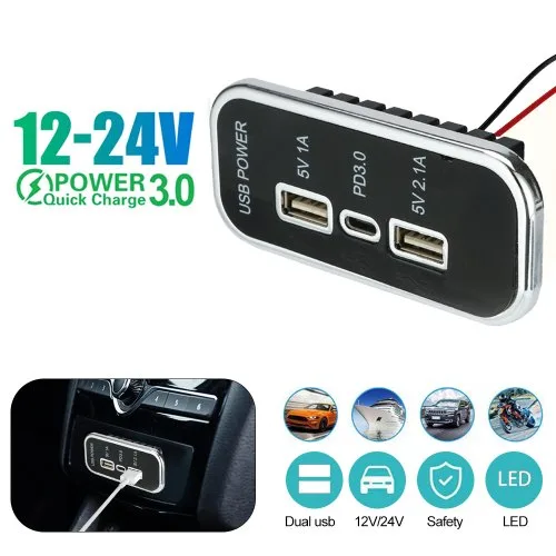 Doble USB PD3.0