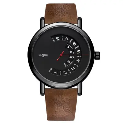 Image de Montre Homme Quartz Cuir Étanche - Style Sport & Affaires
