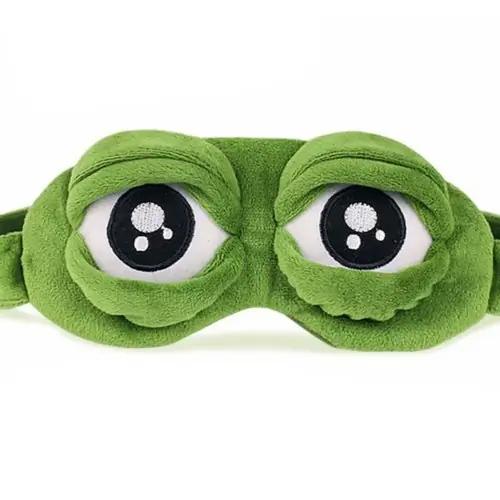 Image de Masque de Sommeil 3D Frog - Confort Optimal