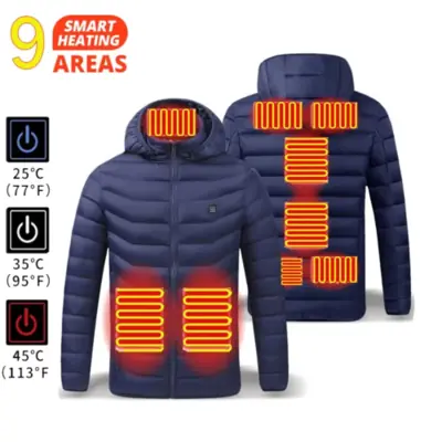 Image de Veste Chauffante Hiver - 21 Zones de Chaleur